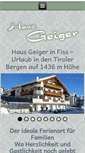 Mobile Screenshot of hausgeiger.at